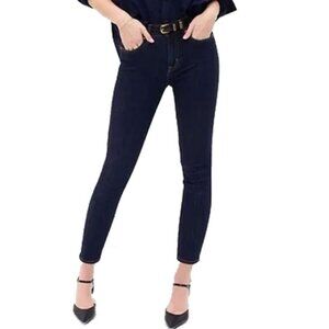Gap 1969 Mid-Rise True Skinny Ankle Jeans 28 30x27 Navy Brushed Denim Pants